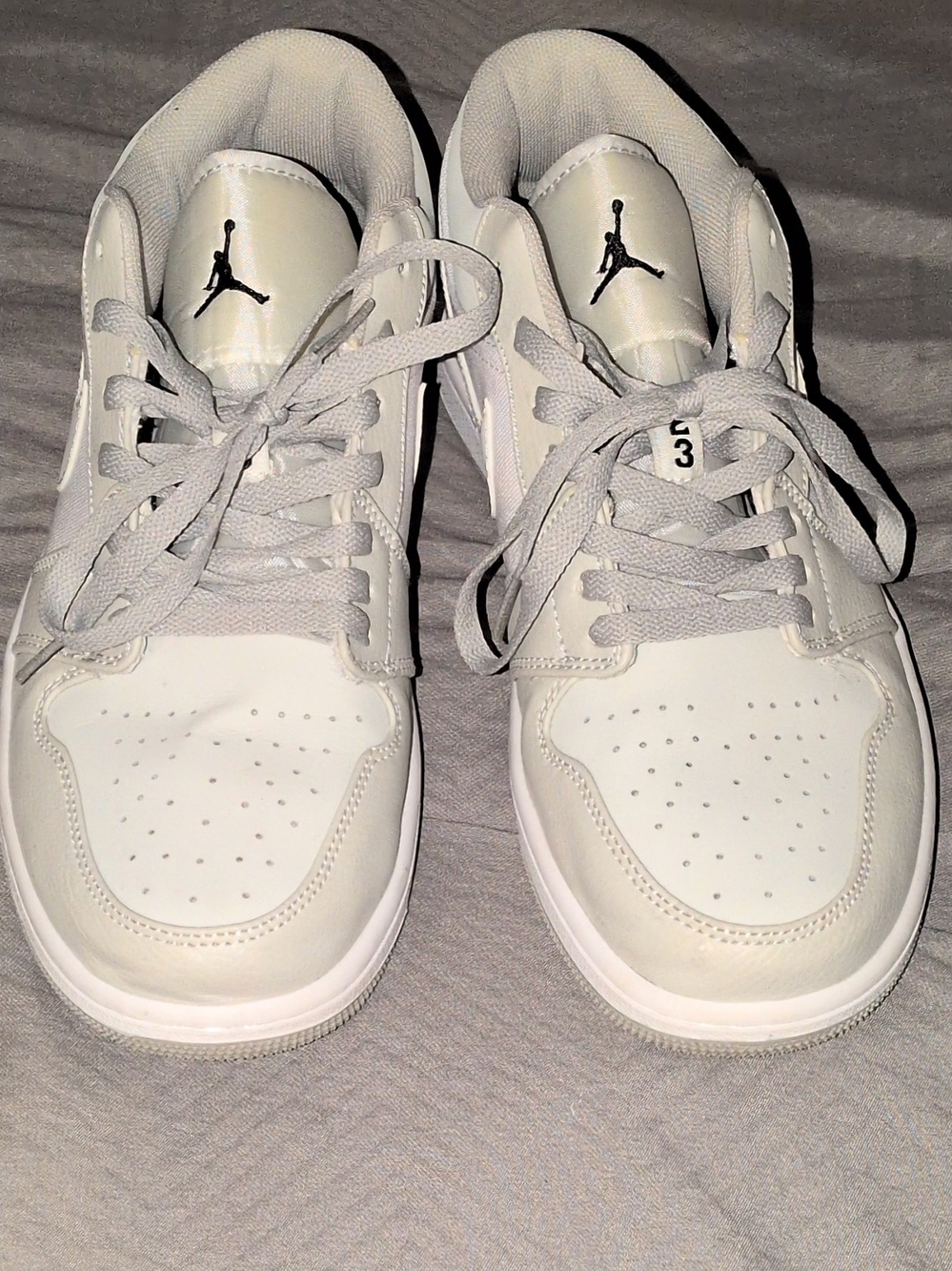 Nike Air Jordan Low Top Sneakers - White/Light Gray